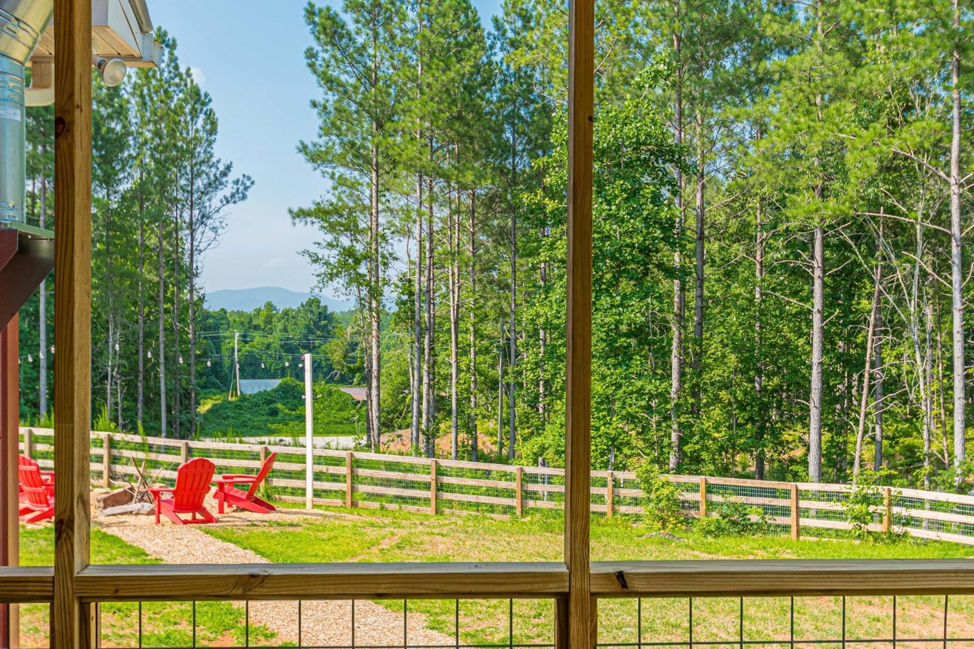 Rustic Roost-5 Acres, Fenced, Fire Pit, Rv Option & Mtn View Villa Dahlonega Ngoại thất bức ảnh